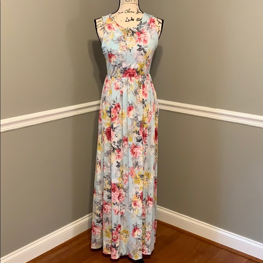 Floral maxi dress
